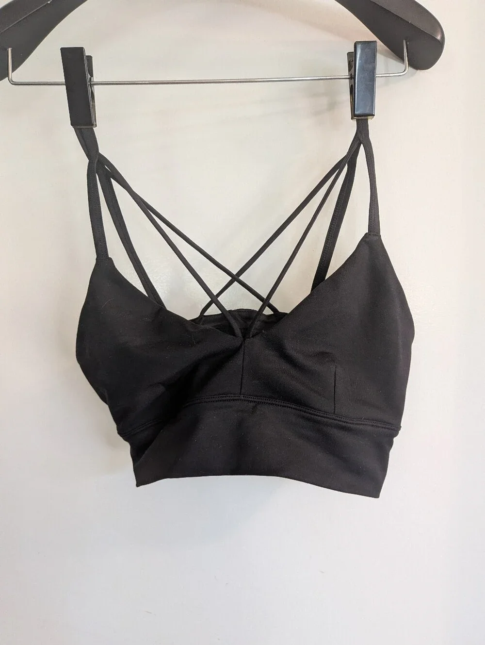 Alo Deluxe Bra Black Size Medium